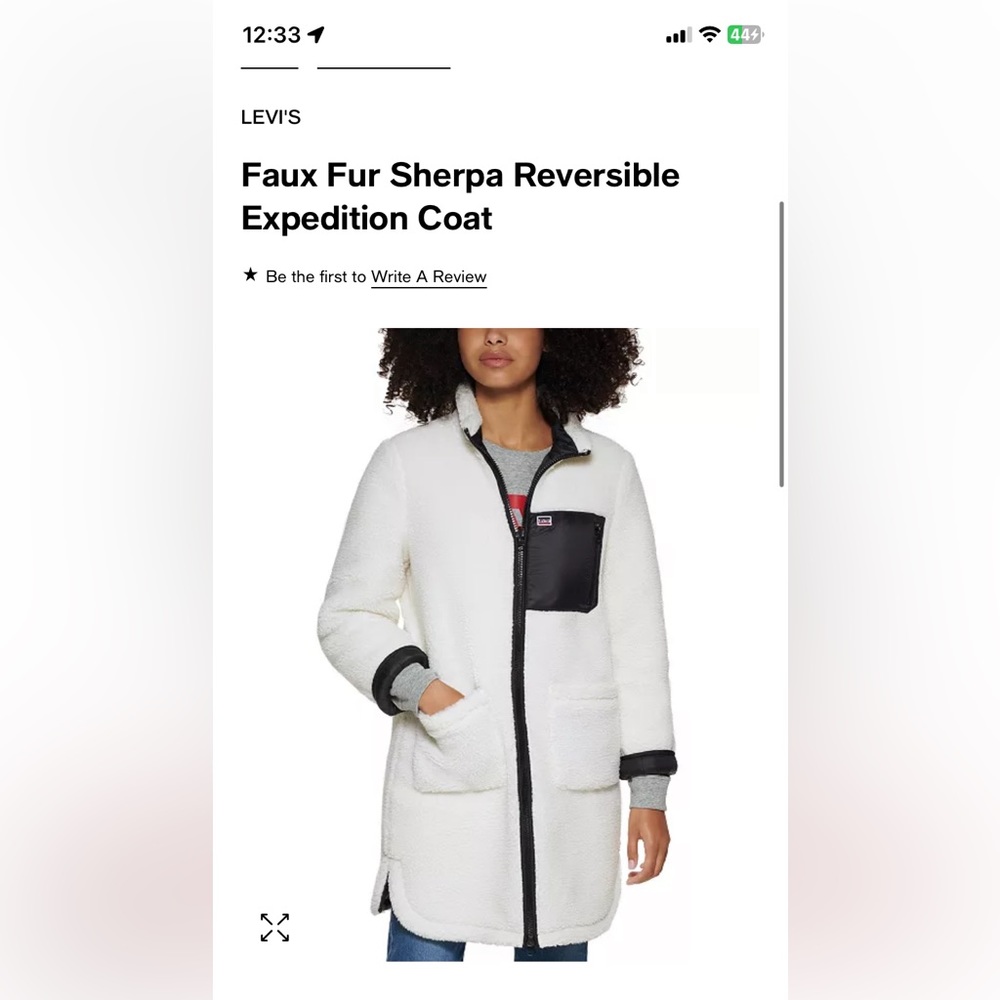 Levi’s reversible Sherpa parka